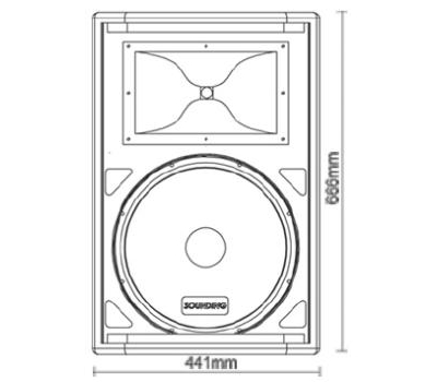 Loa thùng sân khấu Soundking H15