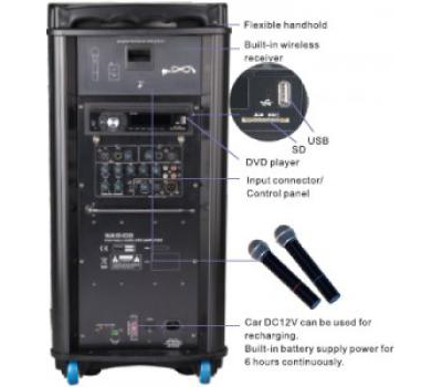Bộ âm thanh lưu động WA10-100